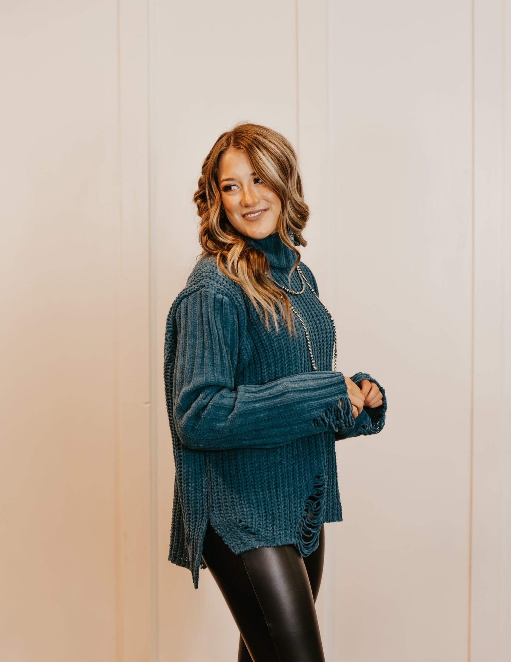 The Tally Distressed Sweater
