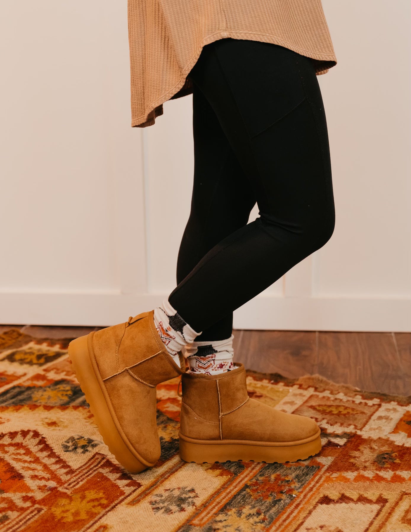 The Fuzzy Platform Booties {multiple colors}