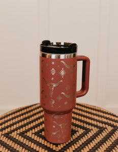 The Western Engraved Dupe Tumblers {multiple colors}