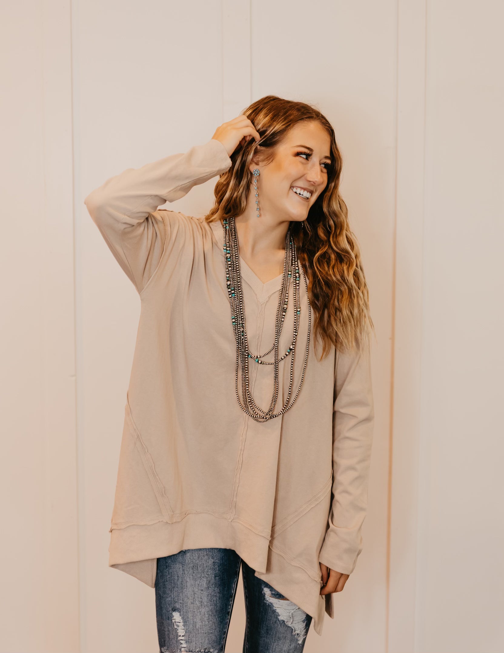 The Drew Sharkbite Top {multiple colors}