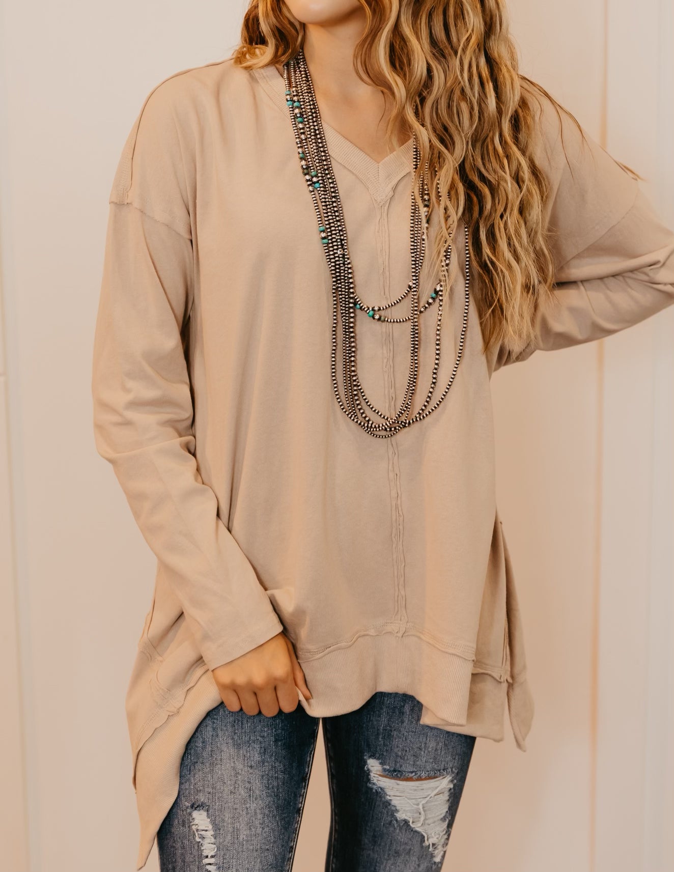 The Drew Sharkbite Top {multiple colors}
