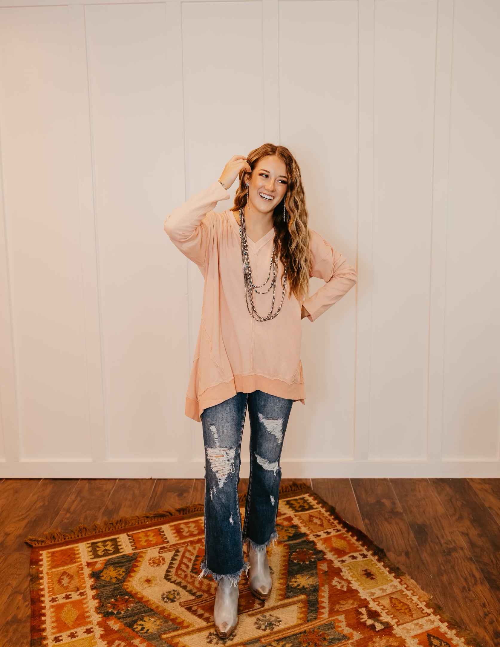 The Drew Sharkbite Top {multiple colors}