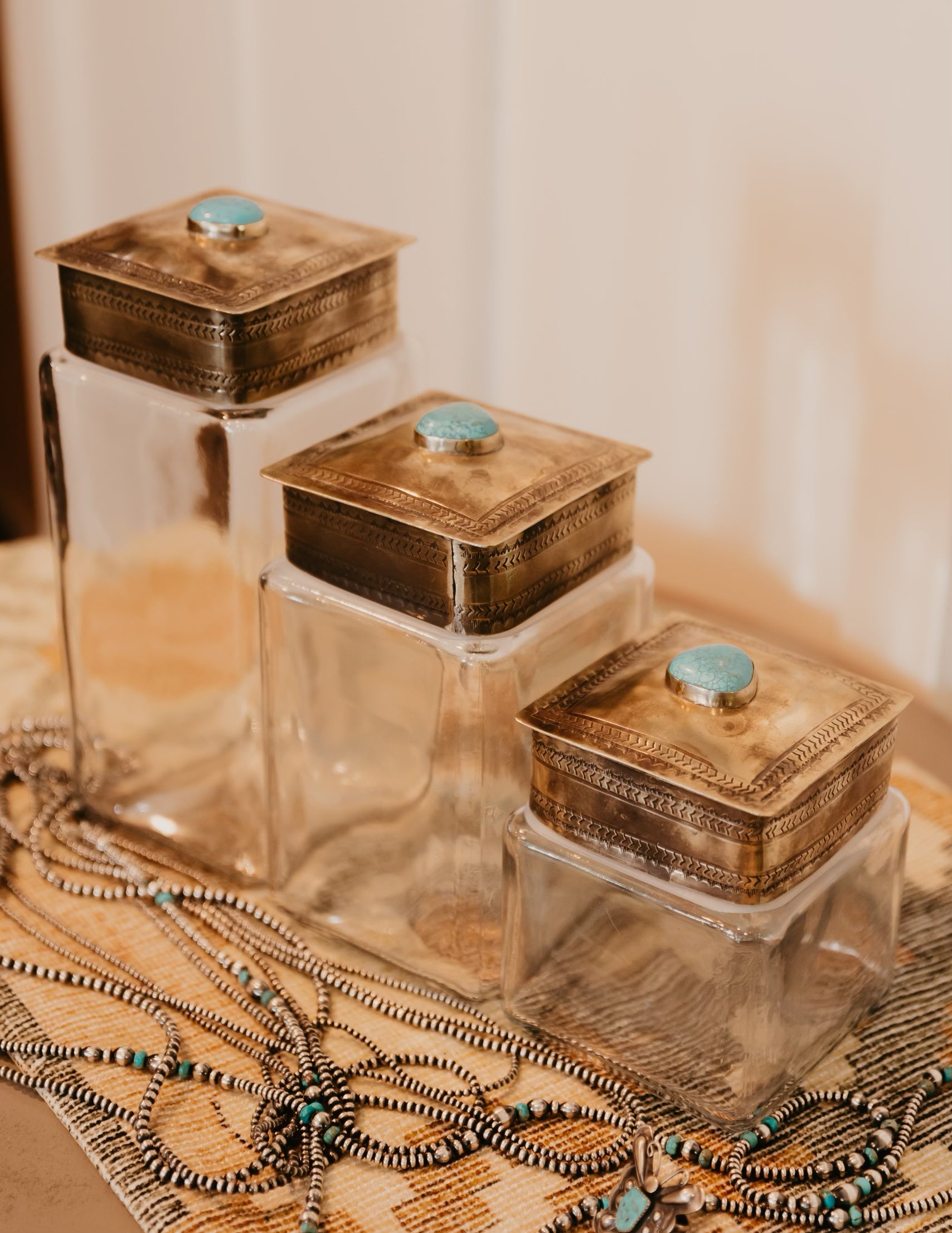 The Turquoise Canisters
