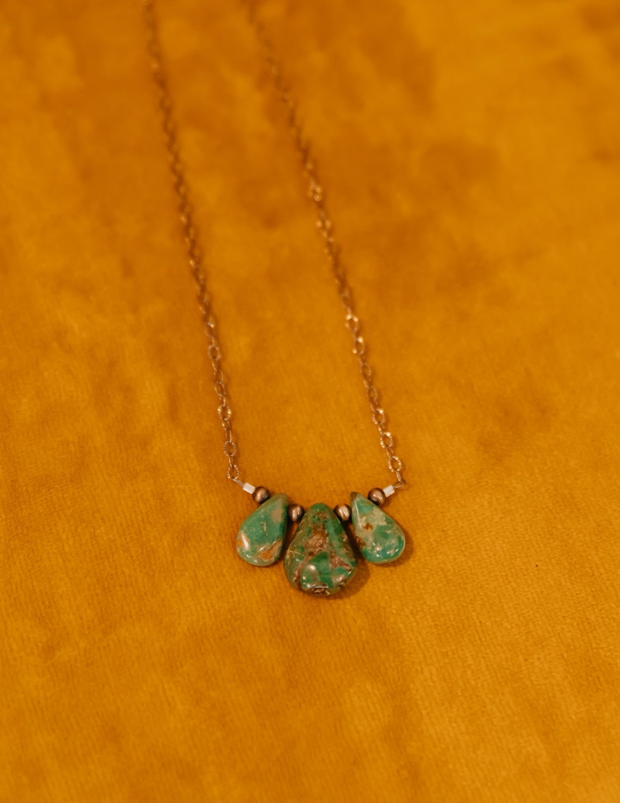 Kingman Teardrop Necklace