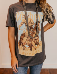 Long Live Cowboys Tee Blue