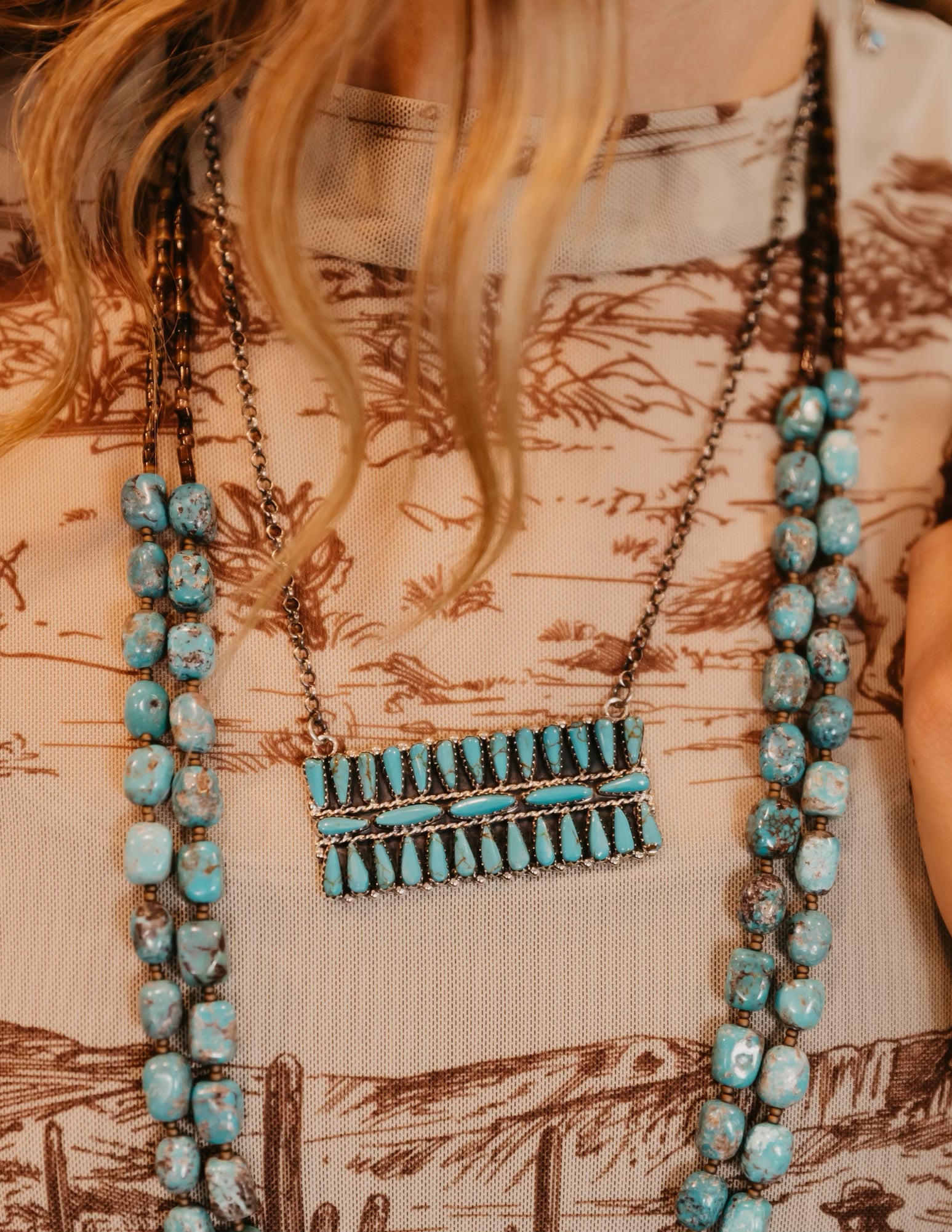 The Zuni Bar Necklace