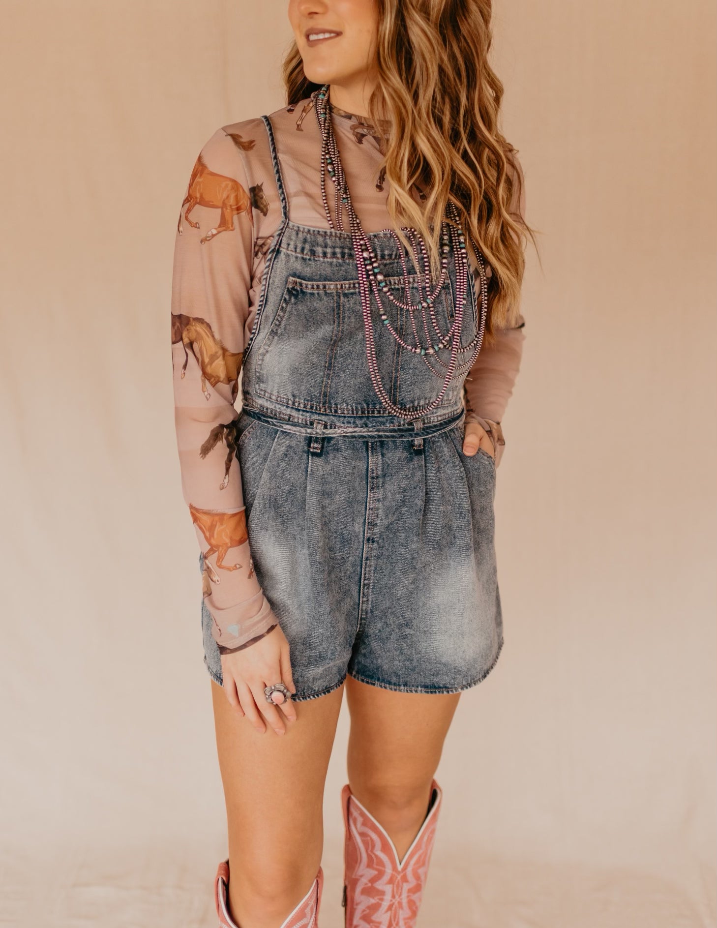 The Denim Romper