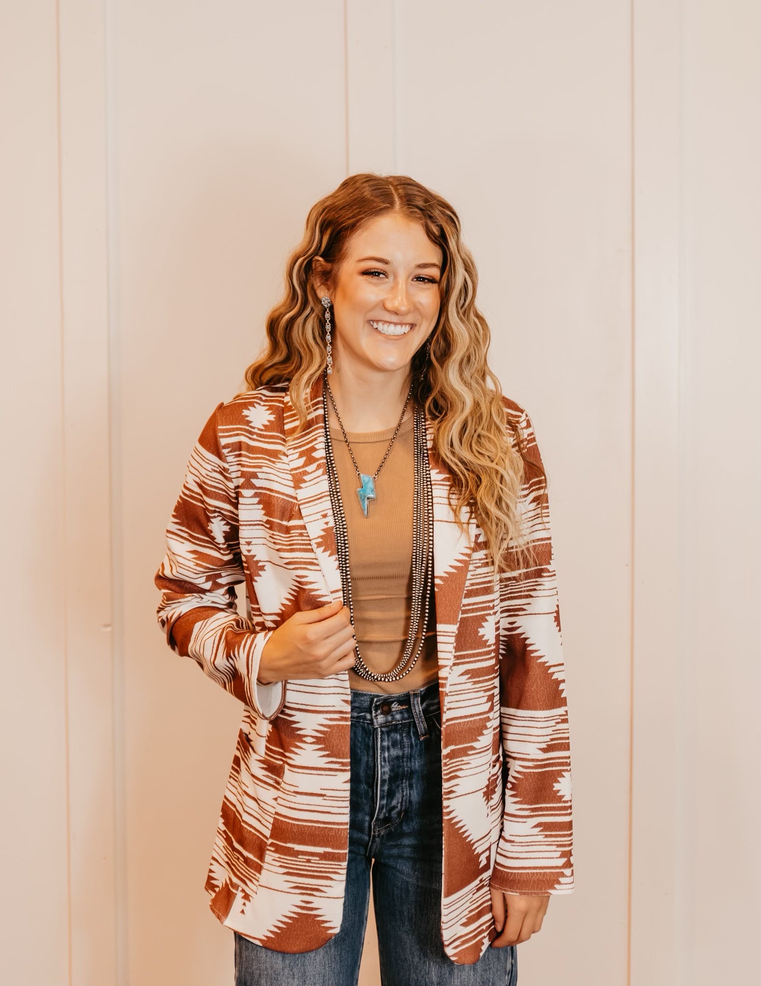 The Burgundy West Blazer