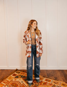The Burgundy West Blazer