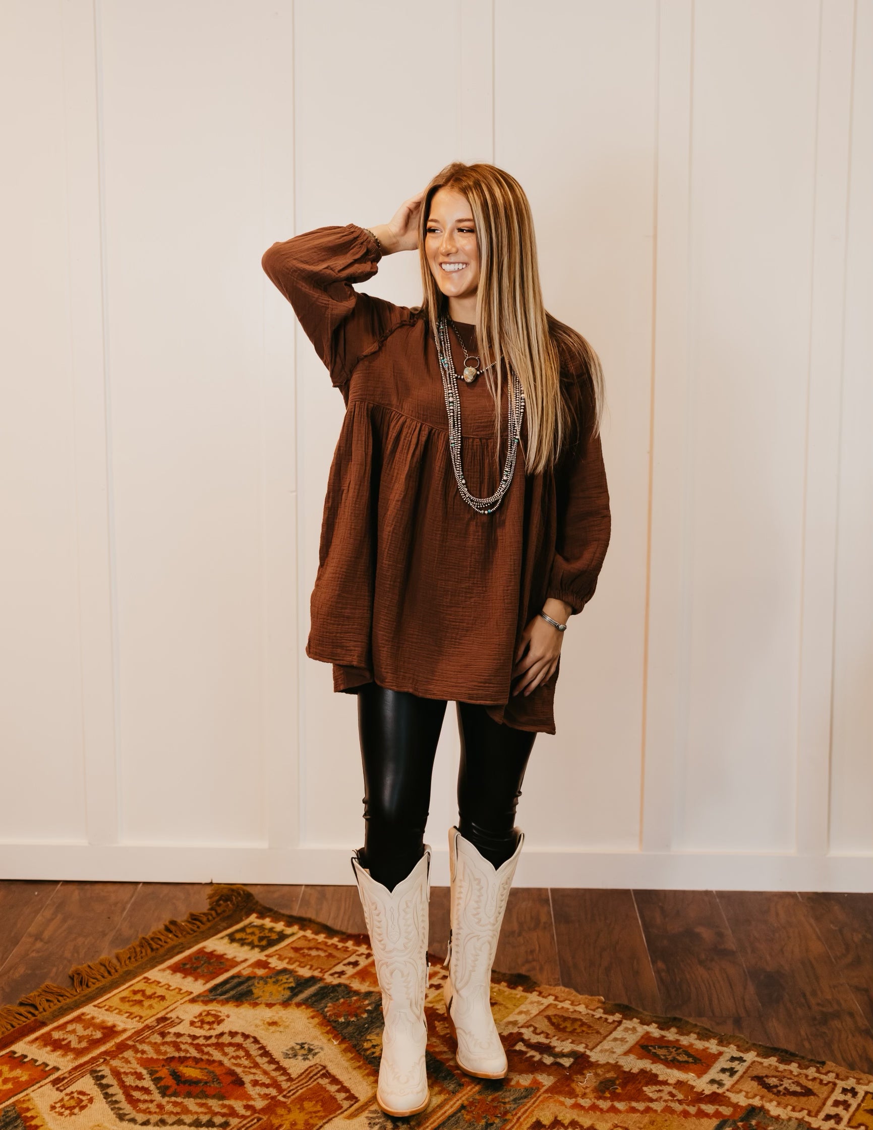 The Myra Raglan Tunic {multiple colors}