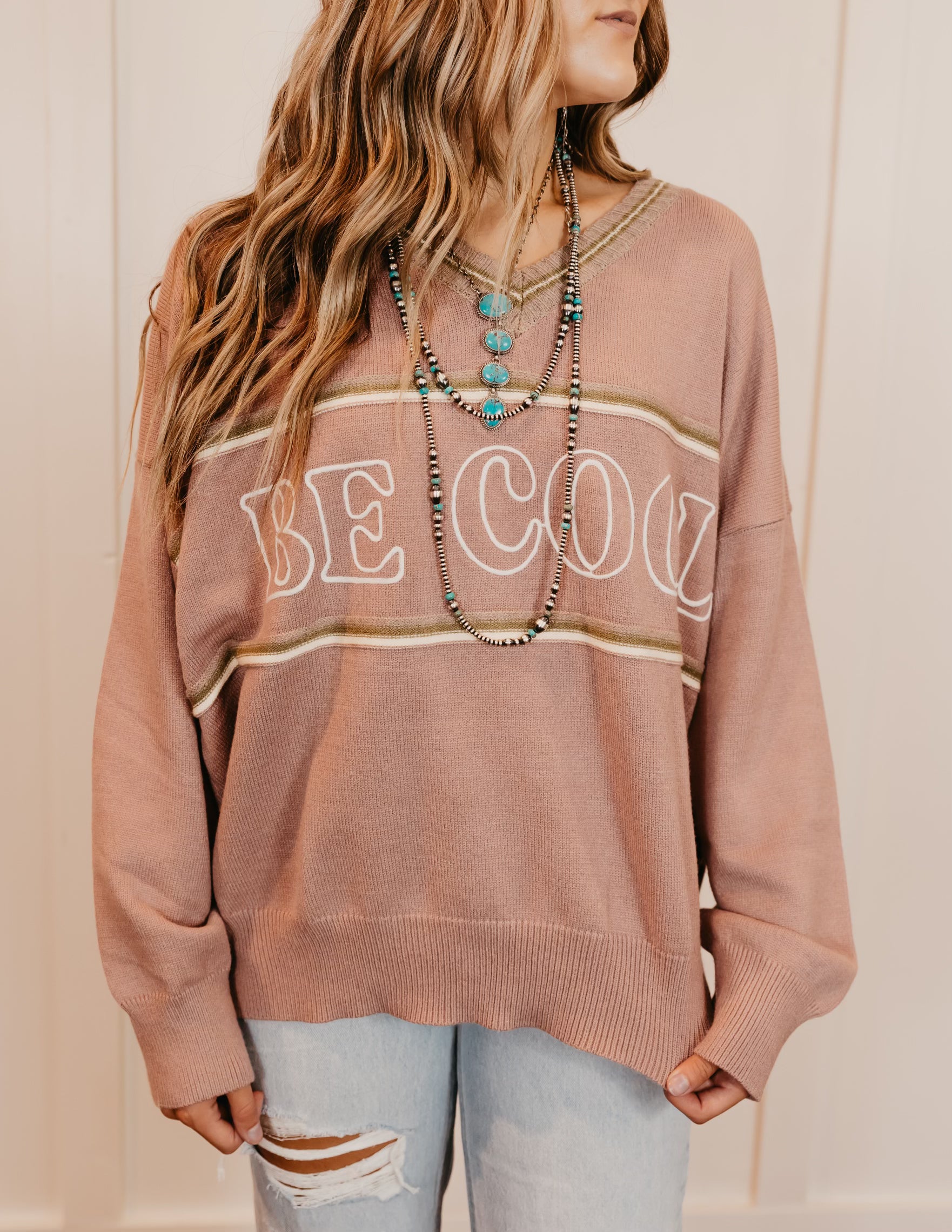 Just Be Cool Sweater The Branded Blonde