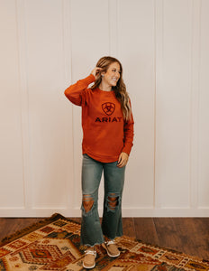 The Benecia Logo Sweatshirt by Ariat