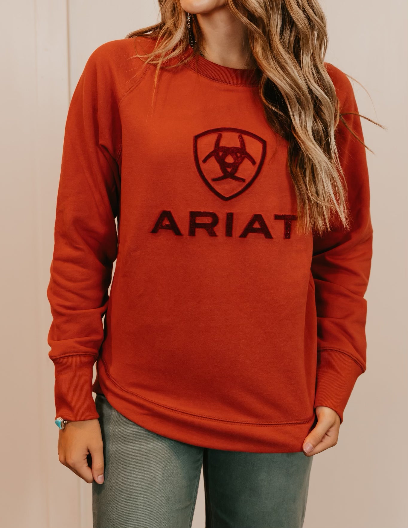 The Benecia Logo Sweatshirt by Ariat