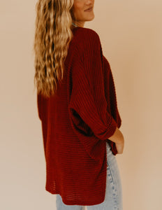 The Ebony Top - Rust *Shipping 9/6