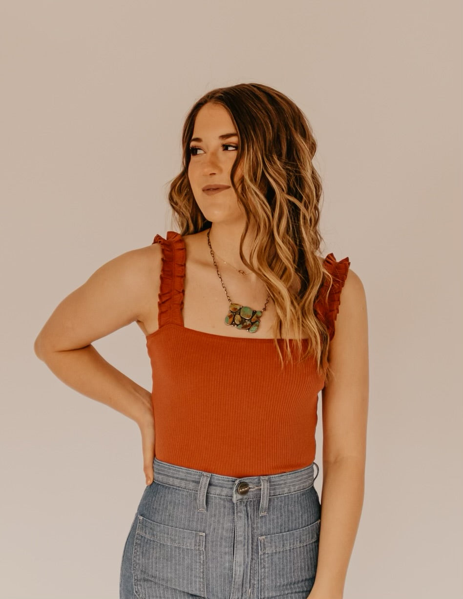 The Biza Ruffle Bodysuit