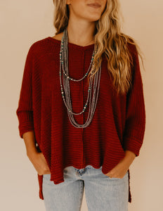 The Ebony Top - Rust *Shipping 9/6