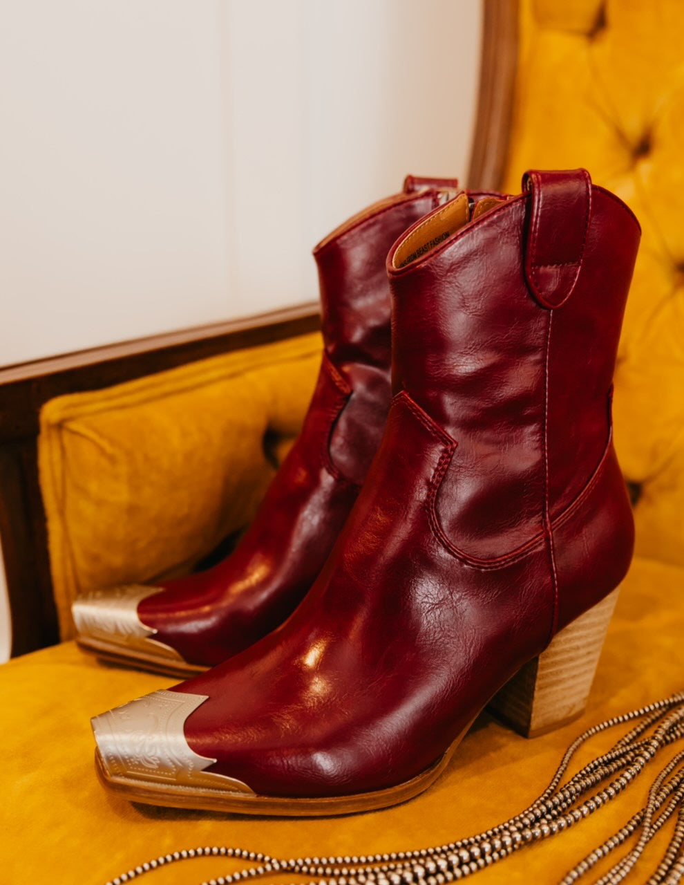 The Vegas Boot in Merlot