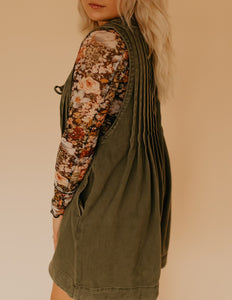 The Soro Denim Romper