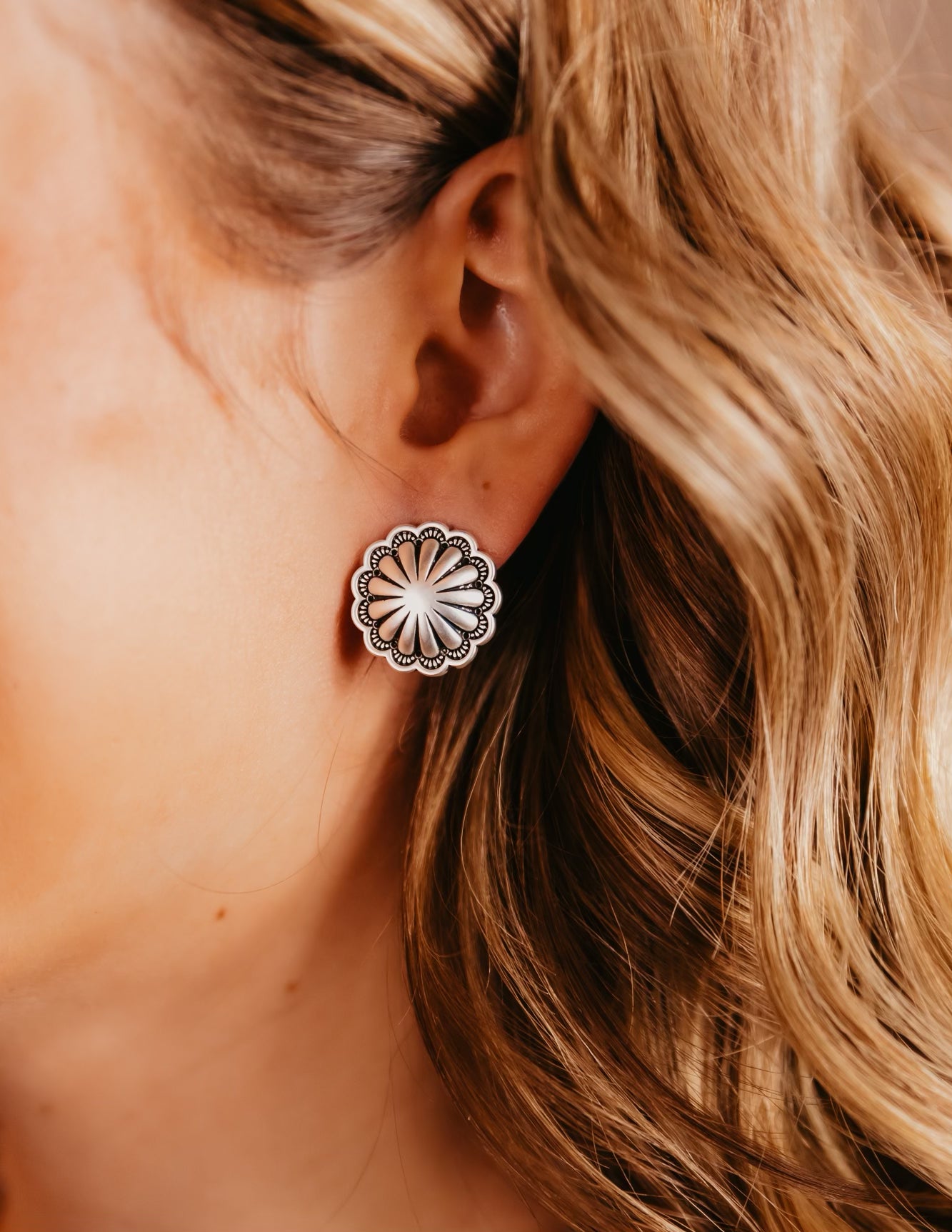 The Chesney Concho Earrings