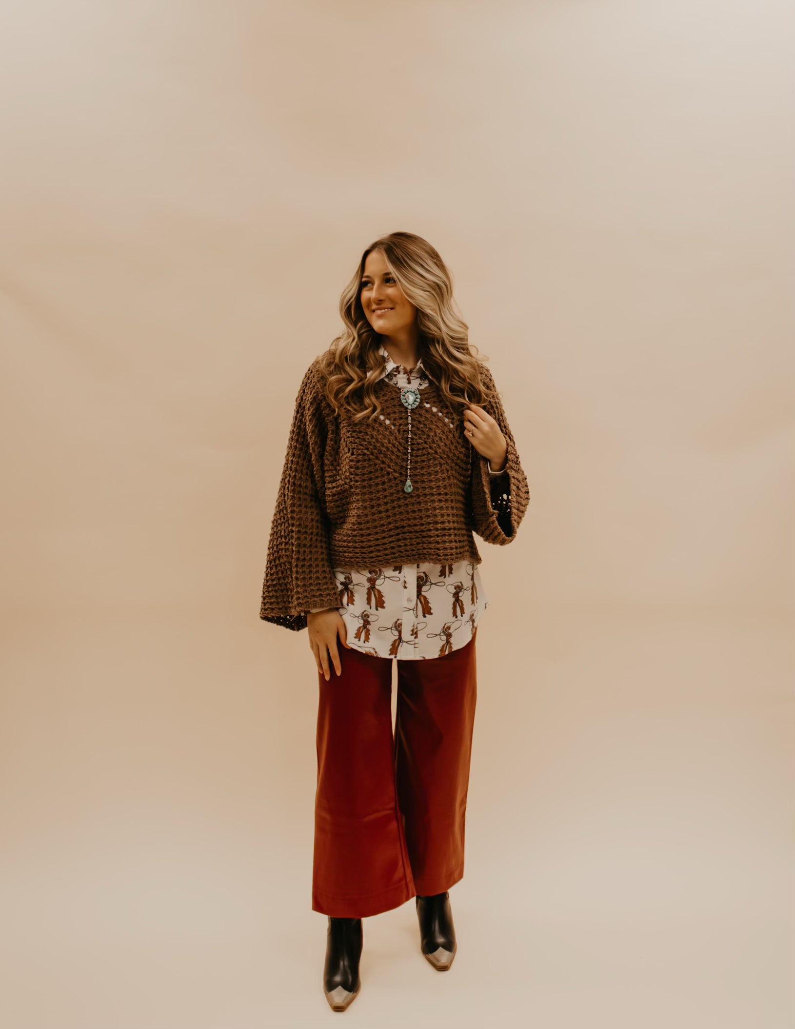 The Elva Pleather Pant - Red