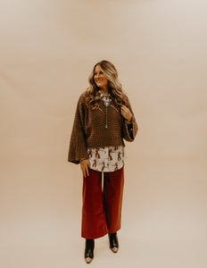 The Elva Pleather Pant - Red