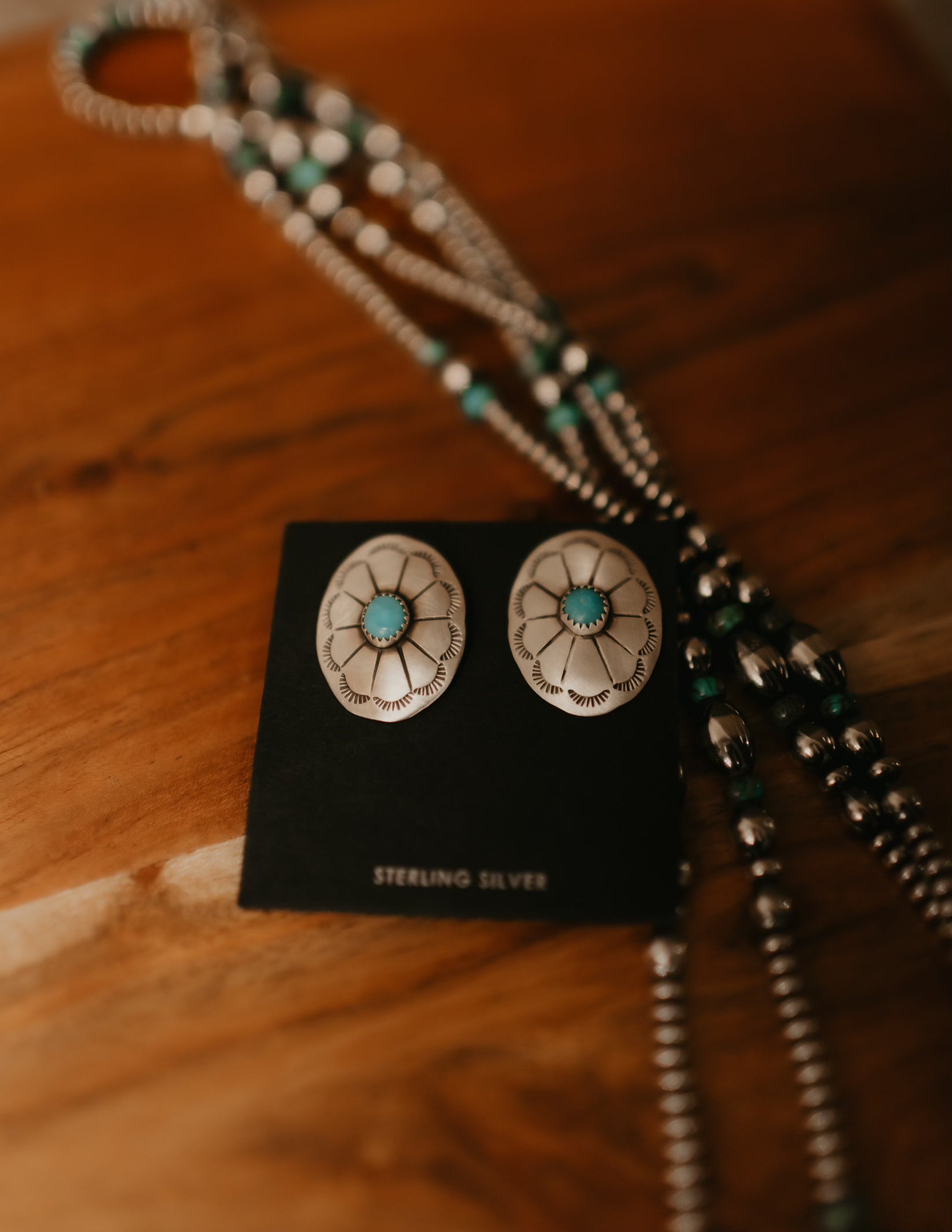 The Molly Turquoise Studs
