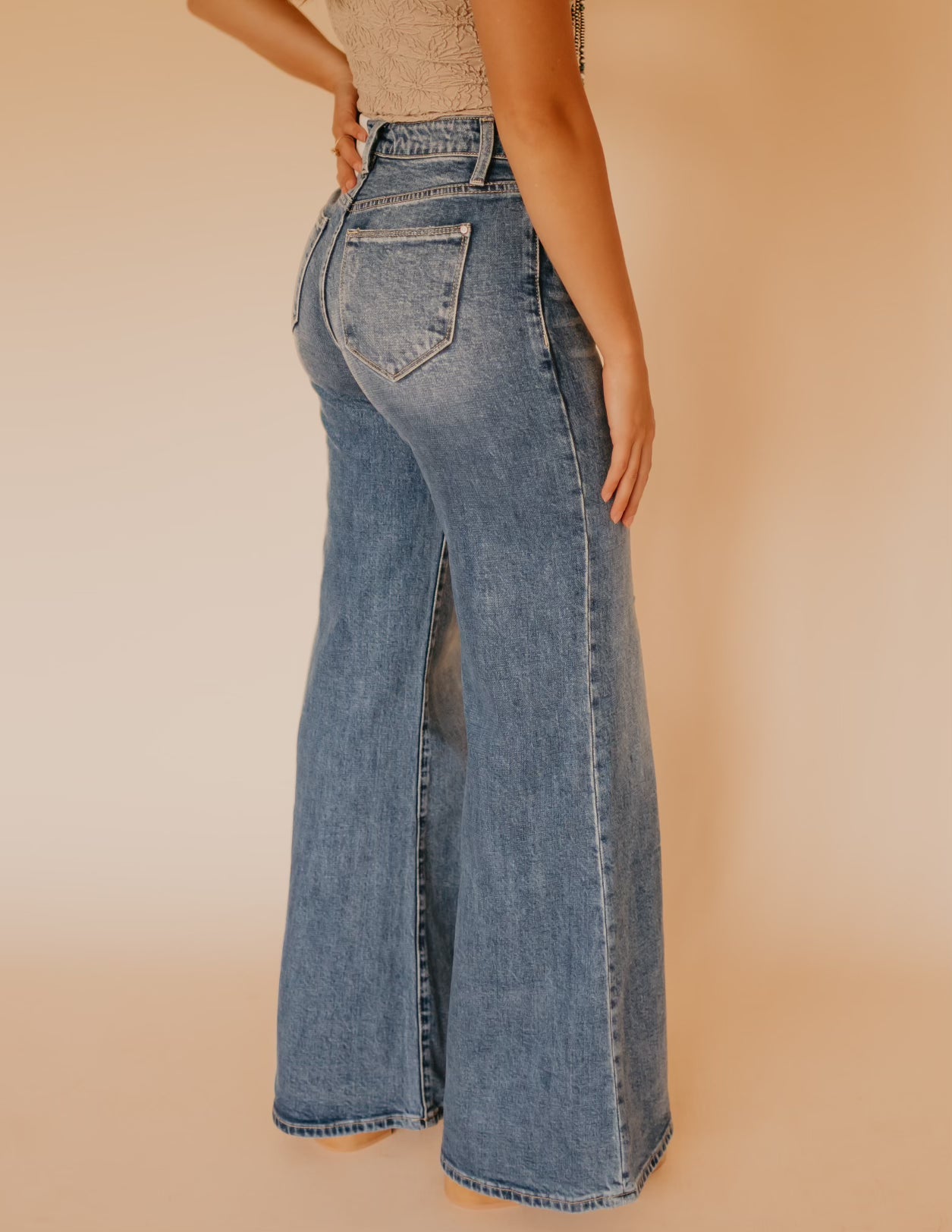 The Leah Wide Flare Jean