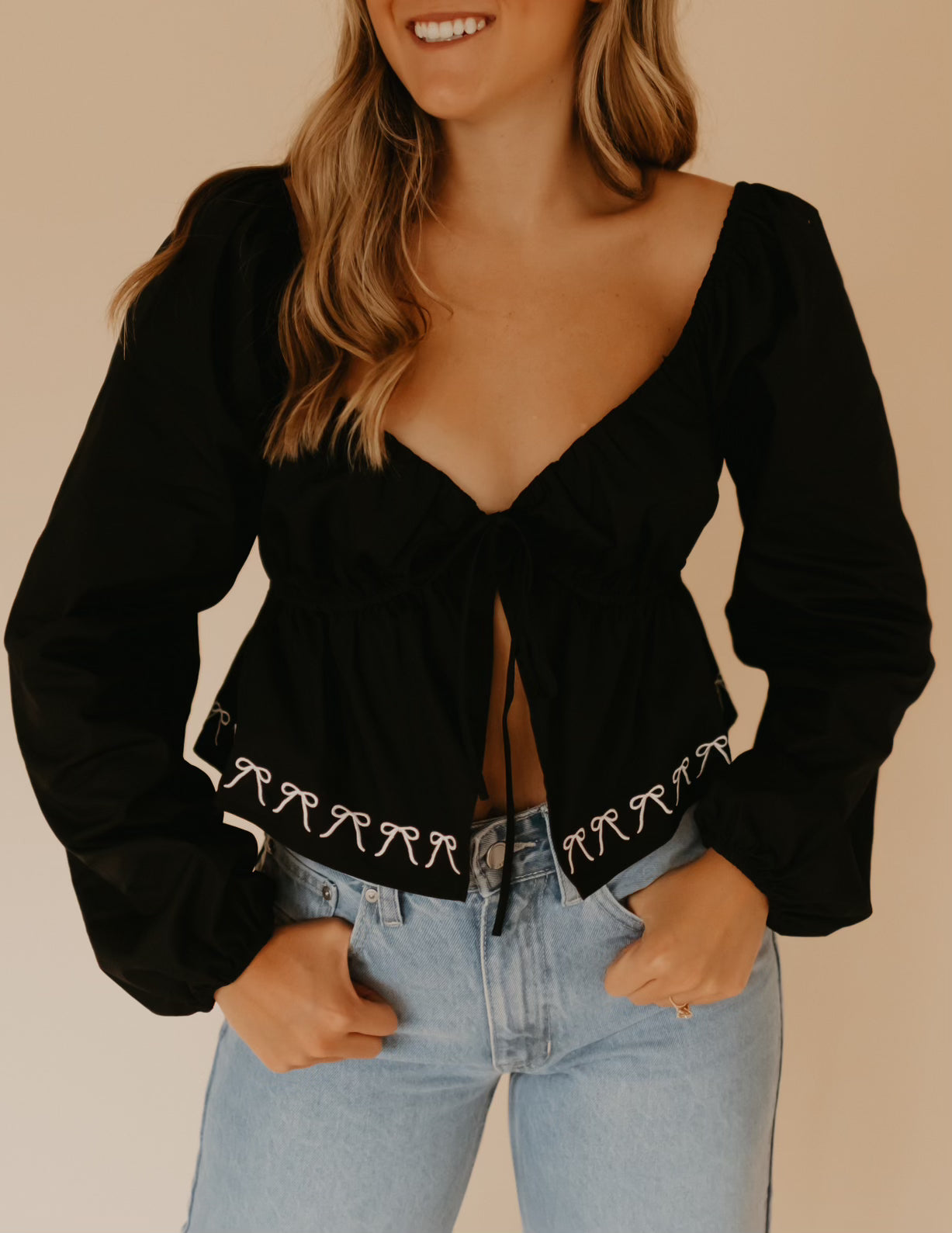 The Myra Bow Top