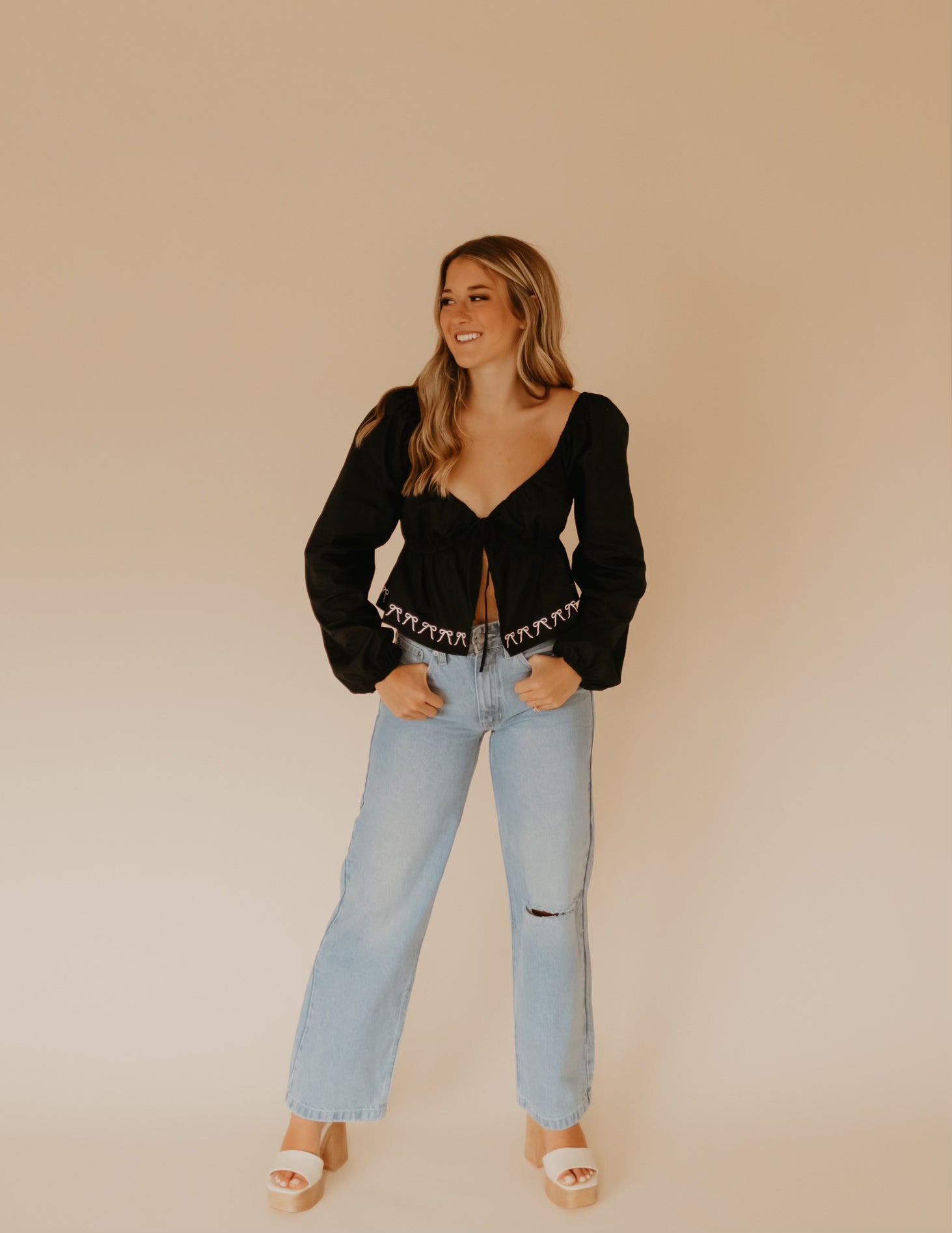 The Myra Bow Top
