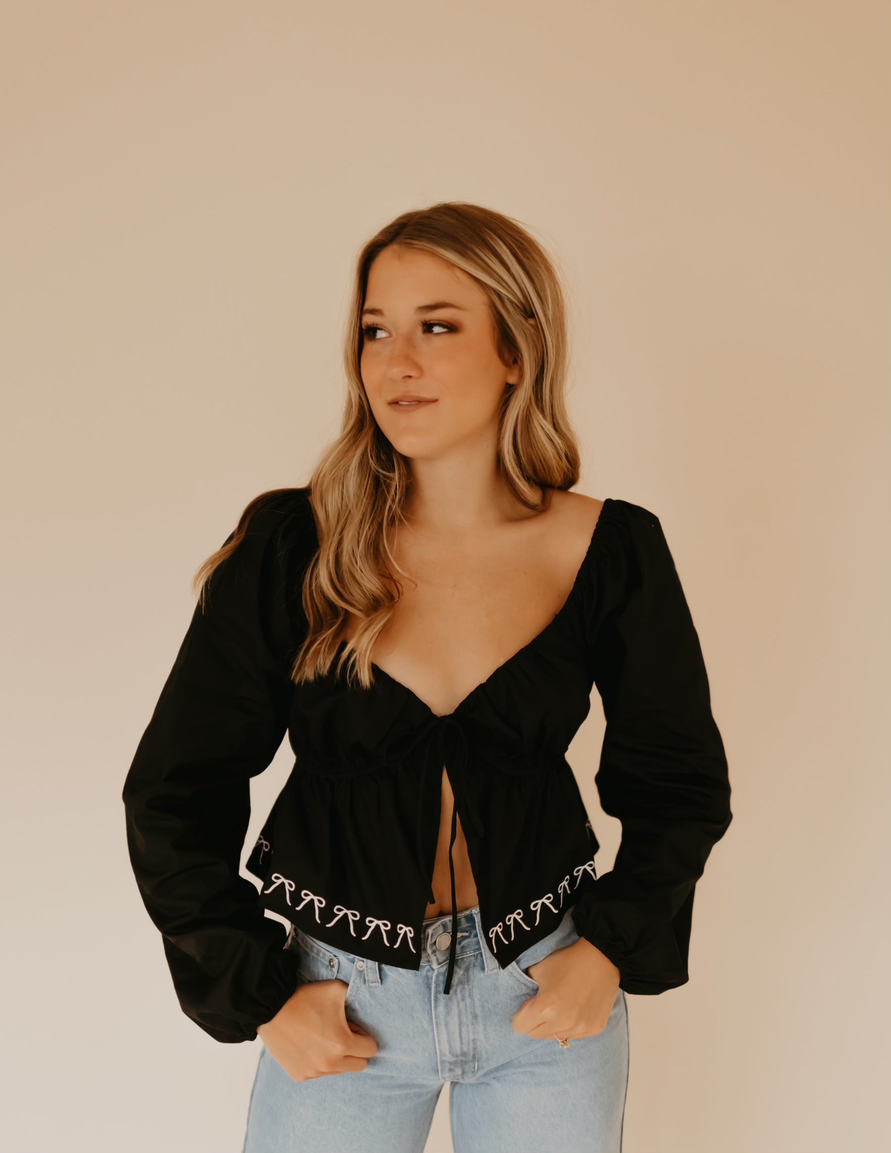 The Myra Bow Top