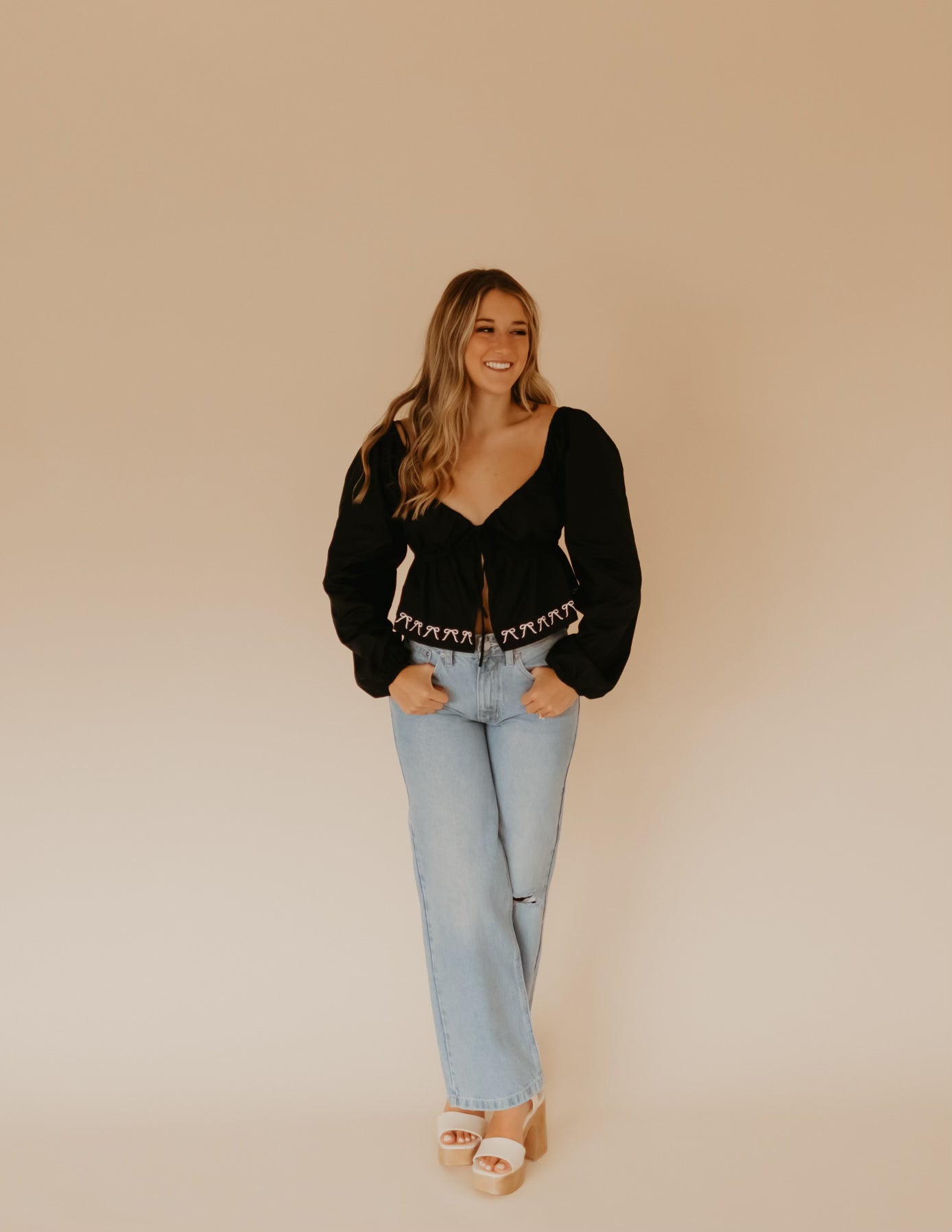 The Myra Bow Top