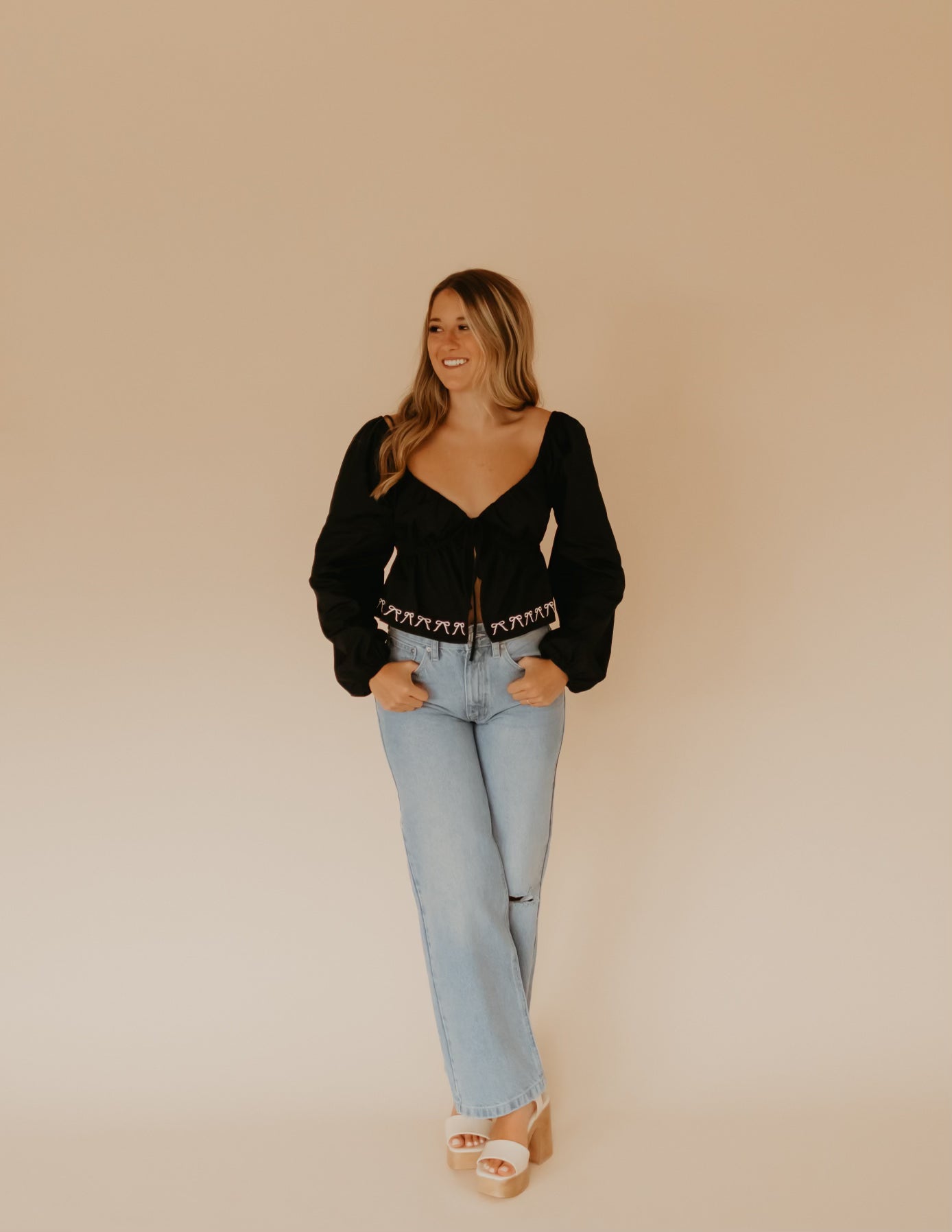 The Myra Bow Top