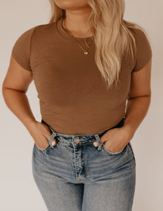 Classic Crew Tee - Bark