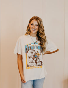 Cowboy Rodeo Tee - Mineral Wash