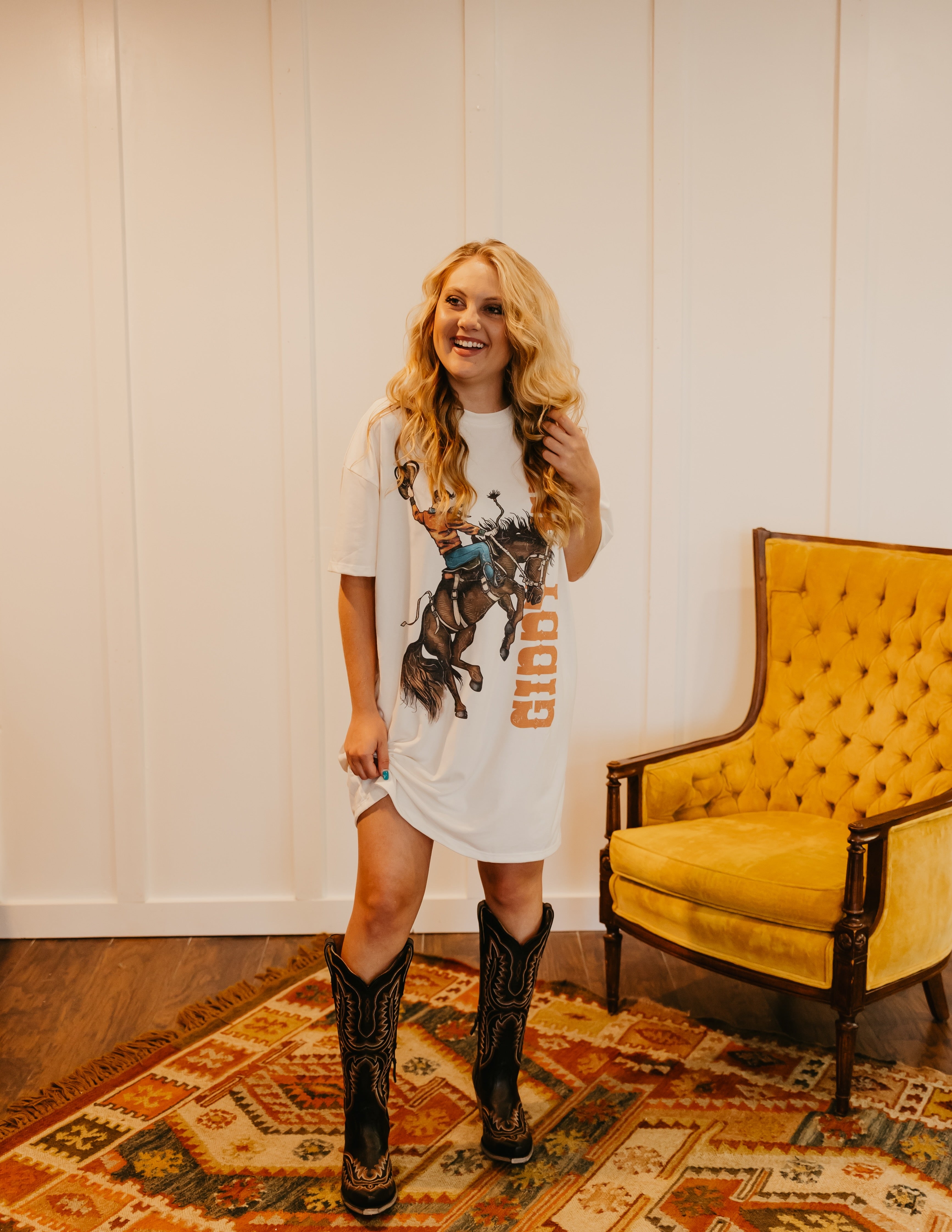 Giddy Up T-shirt Dress