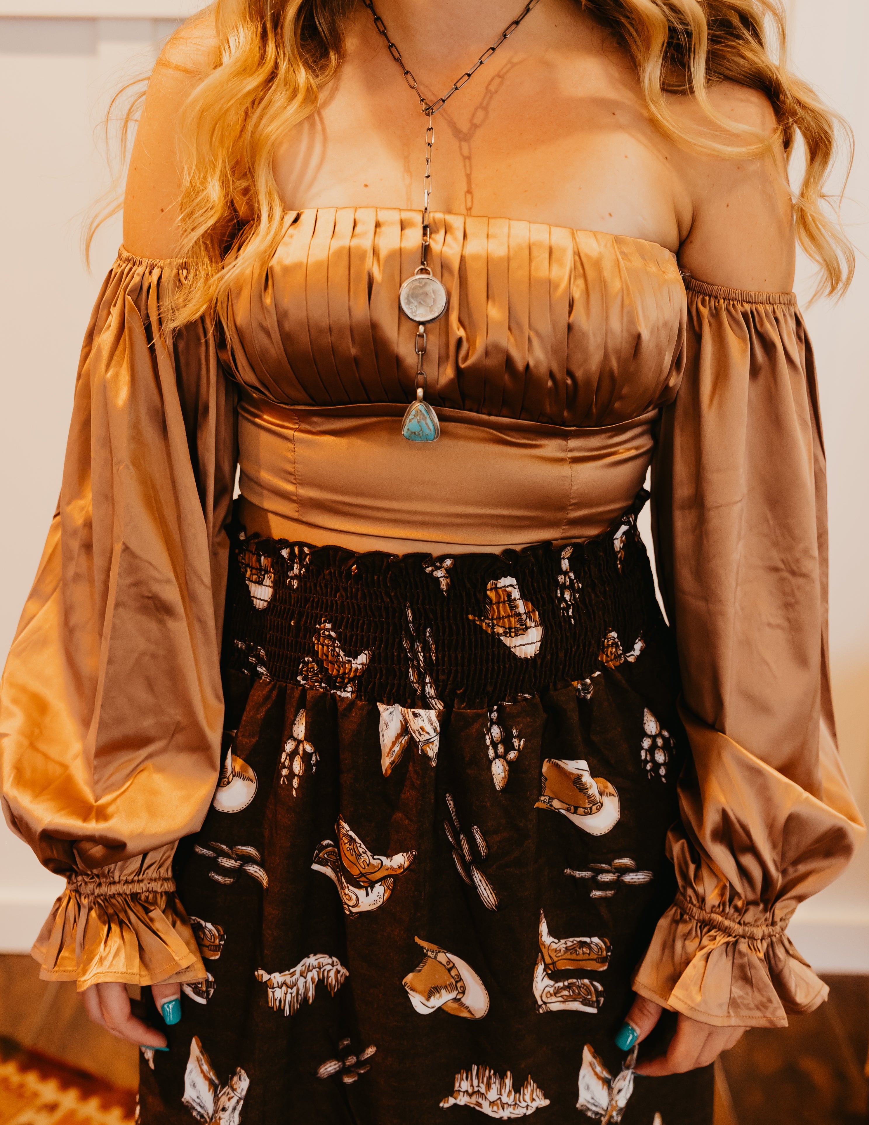 The Glam Satin Top