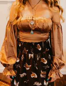 The Glam Satin Top