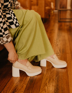 The Kane Platform Penny Loafers