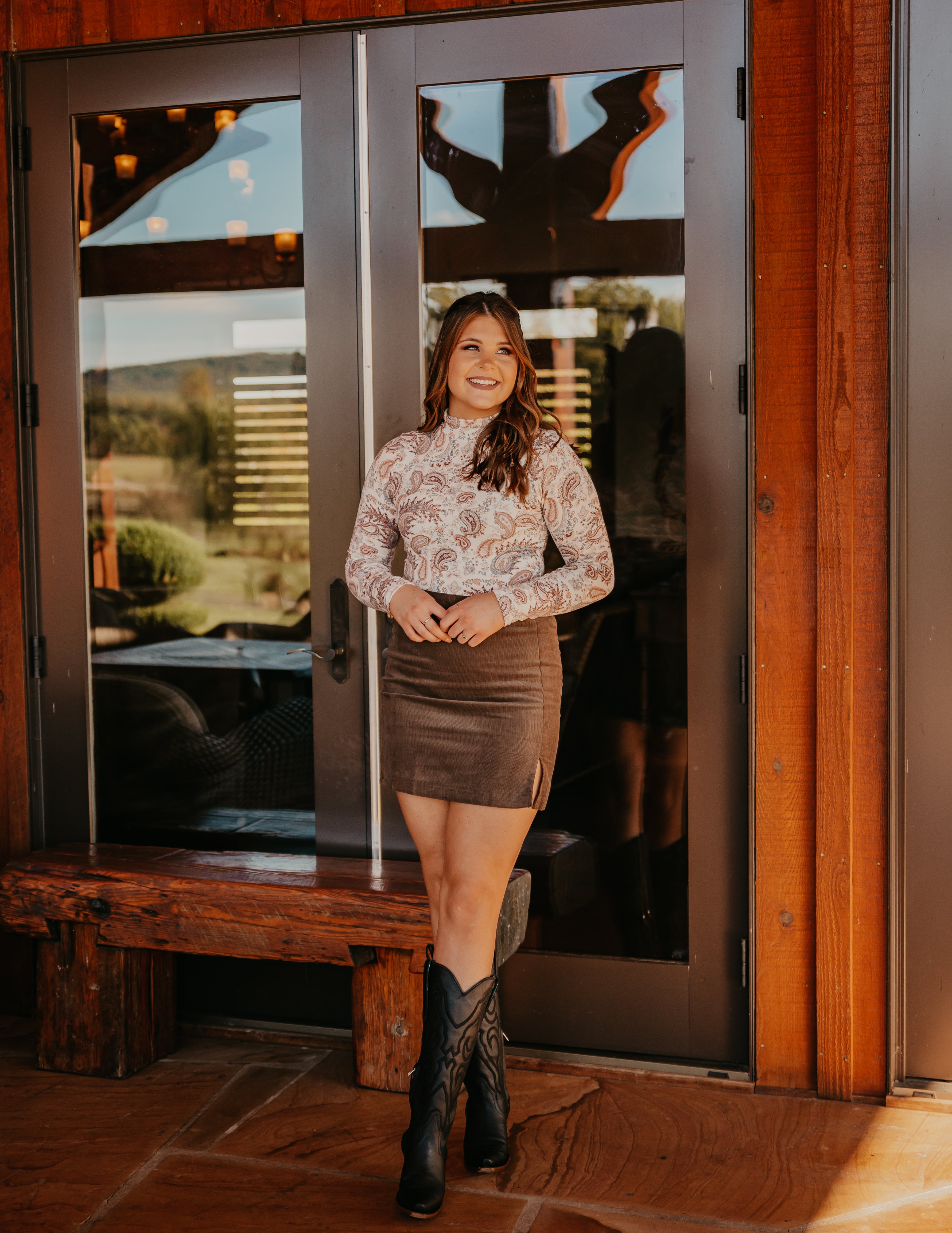 The Worth Corduroy Skirt {multiple colors}