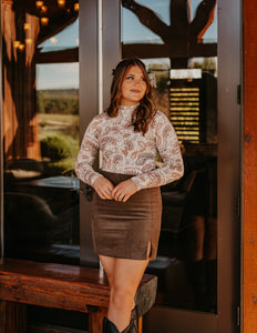 The Worth Corduroy Skirt {multiple colors}