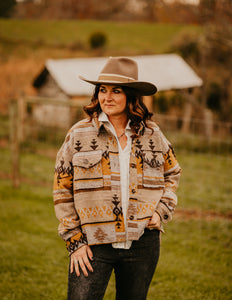 The Stryker American Hat - The Branded Blonde