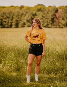 Dutton Ranch Cropped Tee