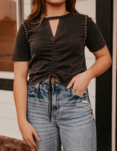 The Avalon Studded Cinch Tee