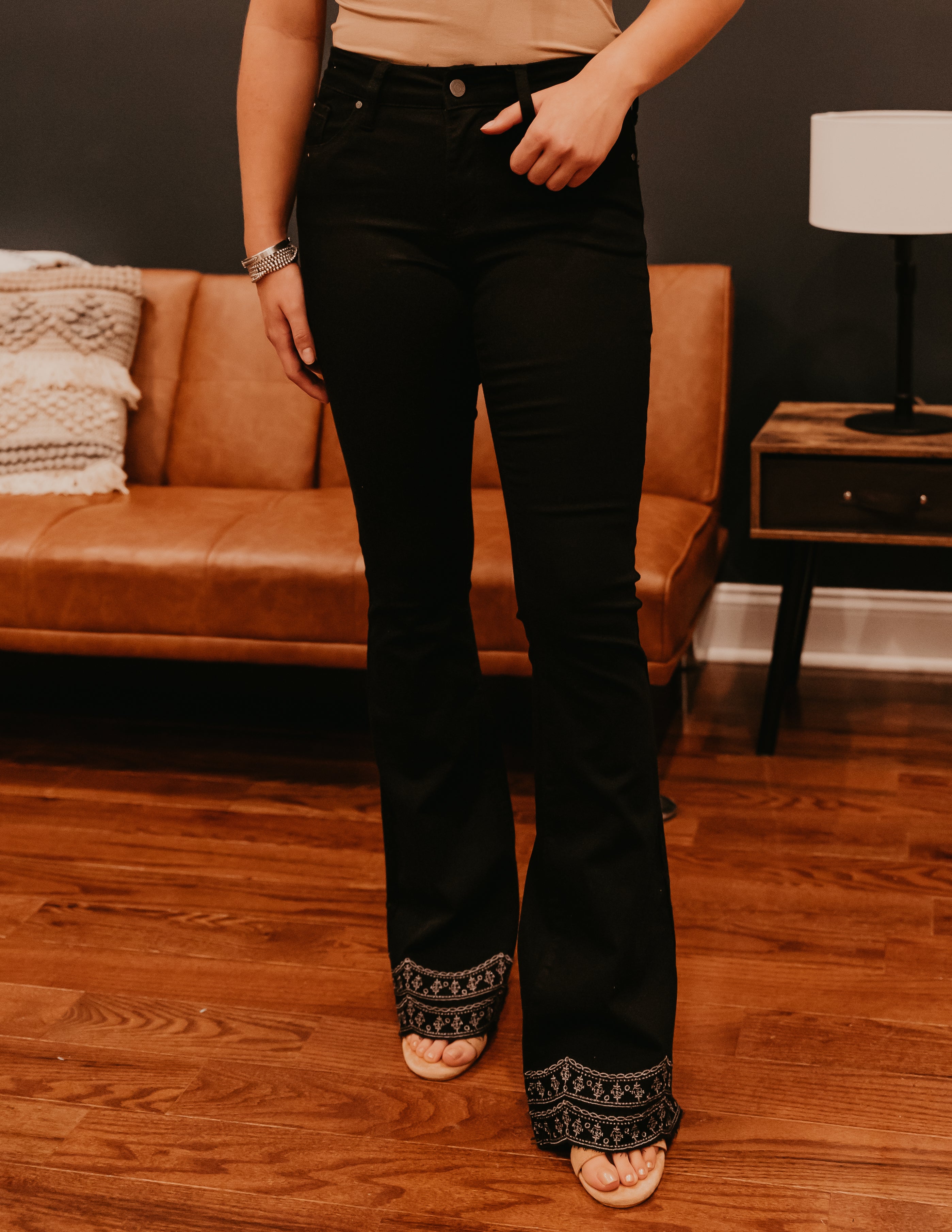The Kalispell Embroidered Flare