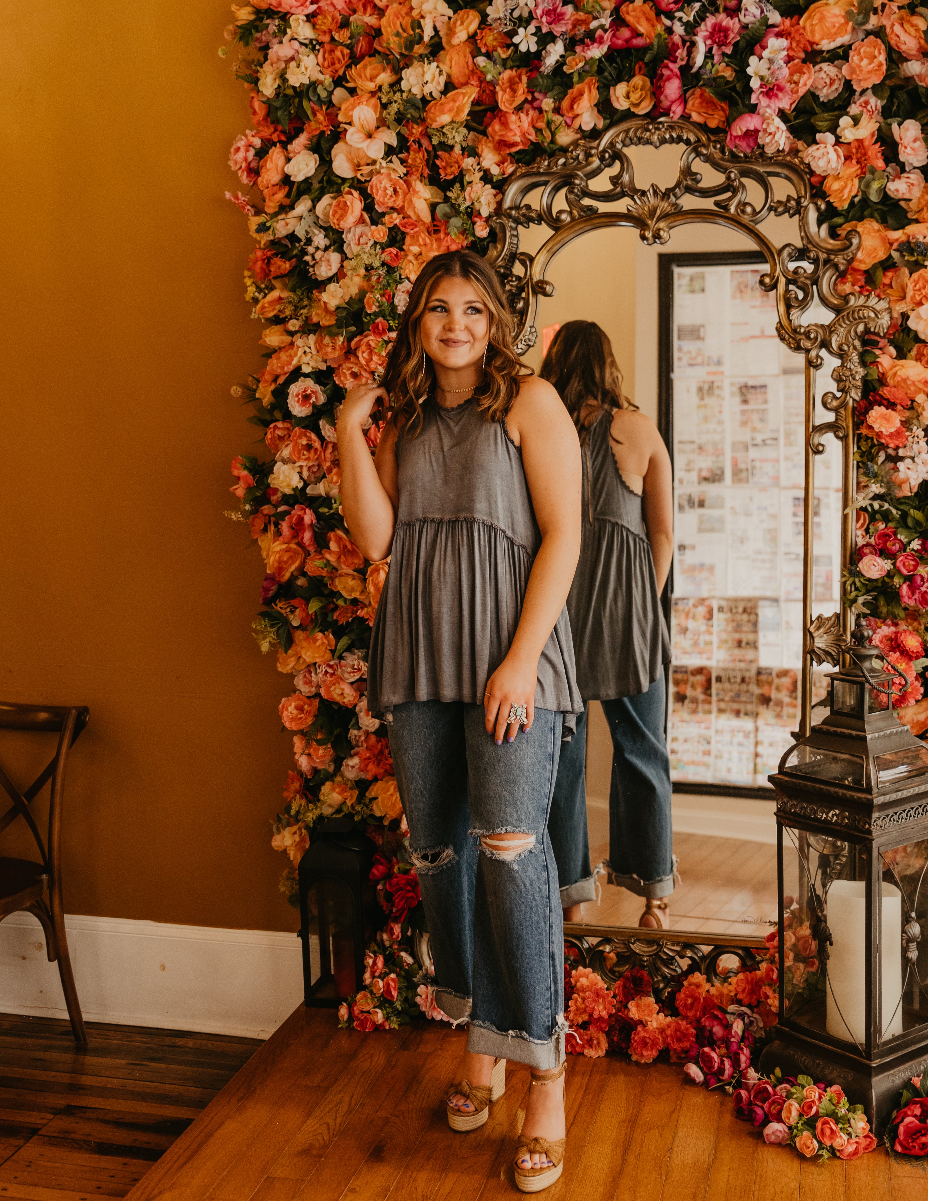 The Roam Babydoll Tank {multiple colors}