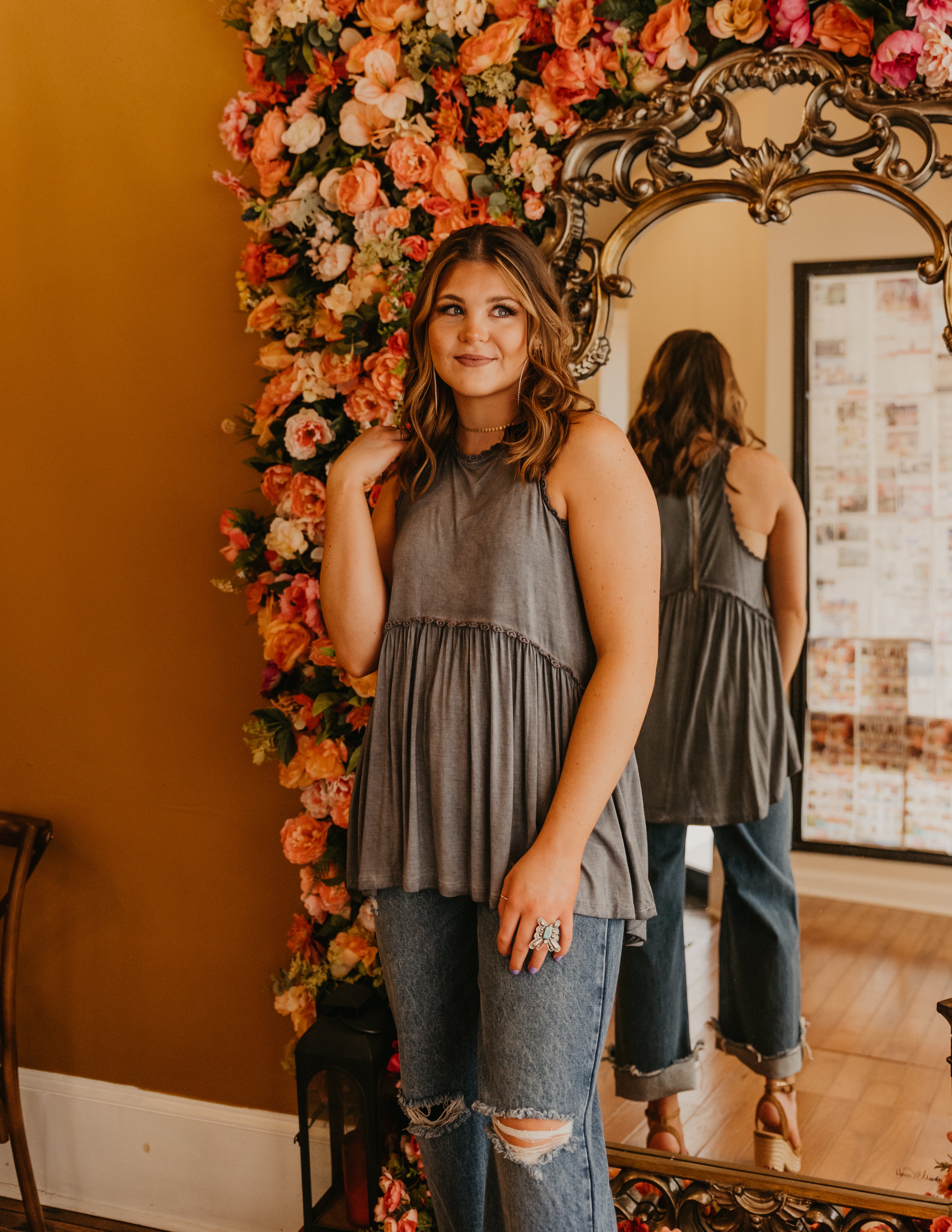 The Roam Babydoll Tank {multiple colors}
