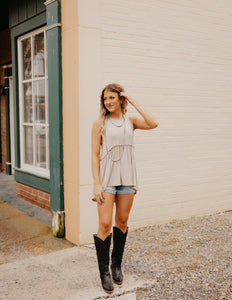 The Roam Babydoll Tank {multiple colors}
