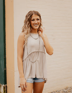 The Roam Babydoll Tank {multiple colors}