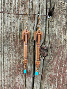 Leather Arrow Earrings