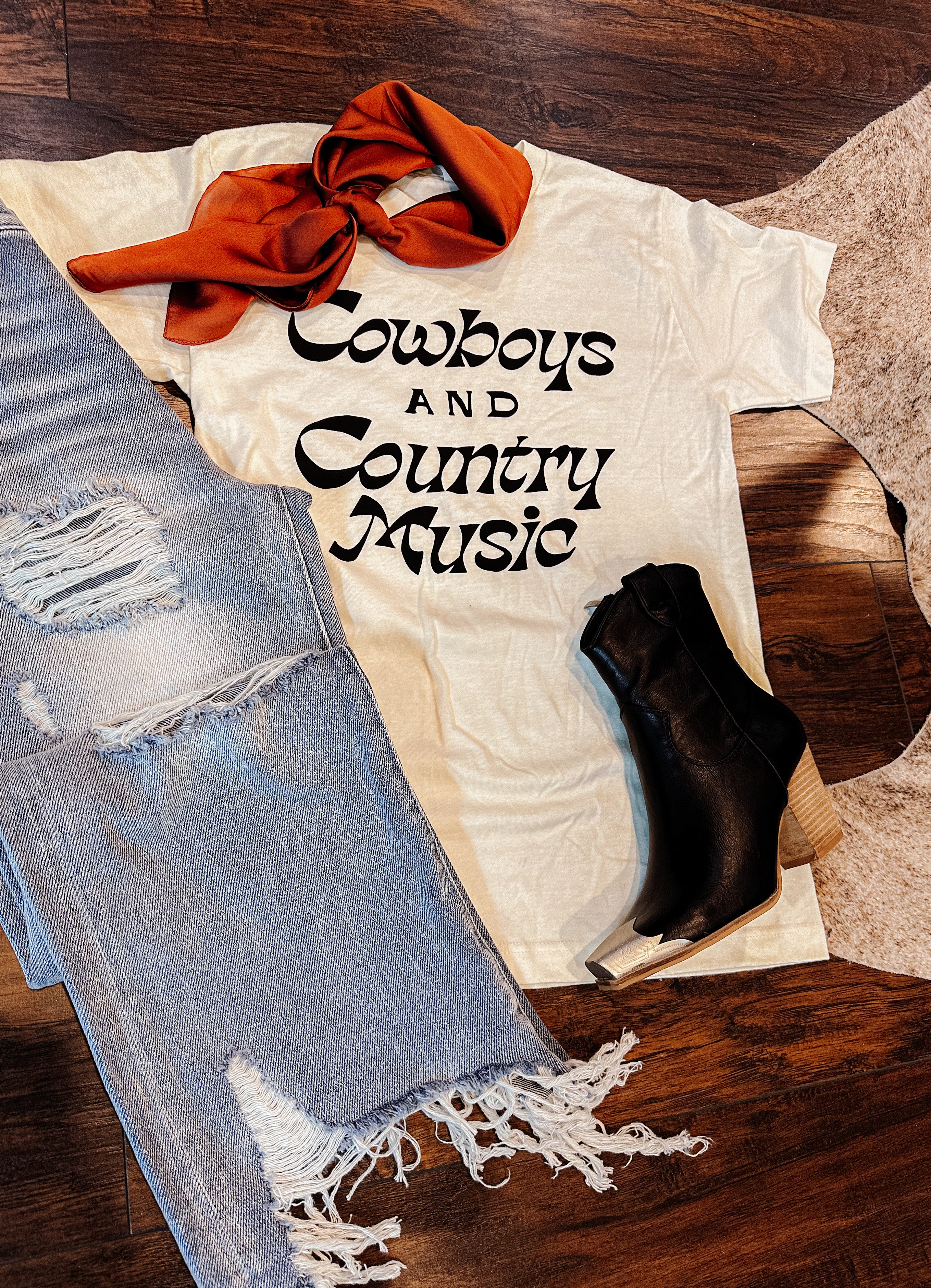 Cowboys & Country Music Tee